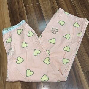 Small Life is Good heart print 100% cotton pajama pants